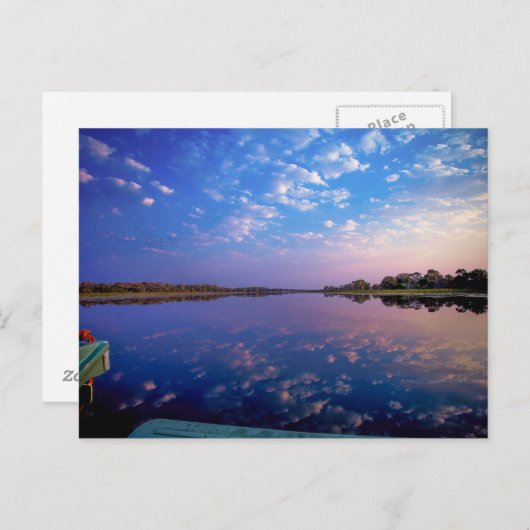 Okavango Delta Uitzicht Botswana Afrika Briefkaart (Voorkant / Achterkant)