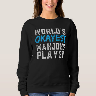 Okayes Mahjong Mah Jong van de wereld Trui