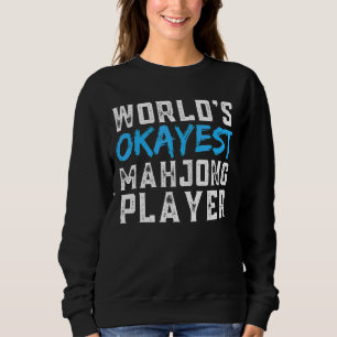 Okayes Mahjong Mah Jong van de wereld Trui