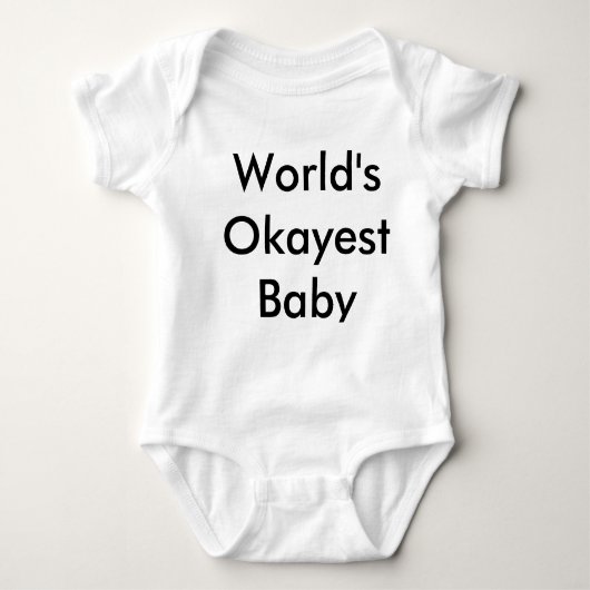 okayest baby t-shirt (Voorkant)