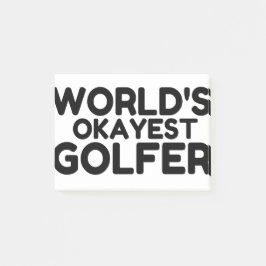 OKAYEST GOLFER POST-IT® NOTES