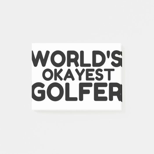 OKAYEST GOLFER POST-IT® NOTES (Voorkant)