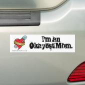 Okayest mama Bumpersticker (Op auto)