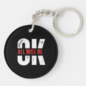 Oké Acryl Sleutelhanger (Achterkant)