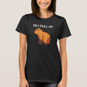 Oké, ik trek Capybara Dank Meme T-shirt
