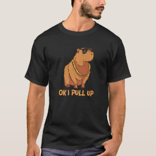 Oké, ik trek Capybara Glassen Meme op T-shirt