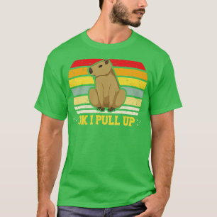 Oké, ik trek Capybara Grappig knaagdier Capibara T-shirt