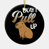 Oké, ik trek Capybara Hydrochoerus hydrochaeris om Keramisch Ornament (Voorkant)