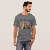 Oké, ik trek Capybara Retro  op T-shirt (Voorkant volledig)