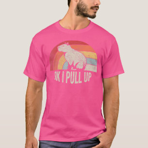 Oké, ik trek grappige Capybara T-shirt