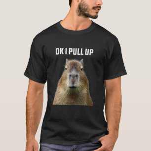 Oké, ik trek het Capybara Cute Animal Cute Pet omh T-shirt
