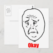 Oké, Meme Briefkaart (Voorkant / Achterkant)