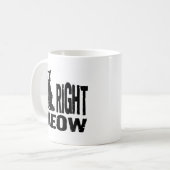 Oké, MEOW. Funny Evil Kat Koffiemok (Voorkant links)