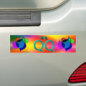 Oke! qq! bumpersticker (Op auto)