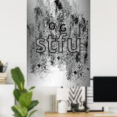 Oke, stfu. poster (Thuiskantoor)