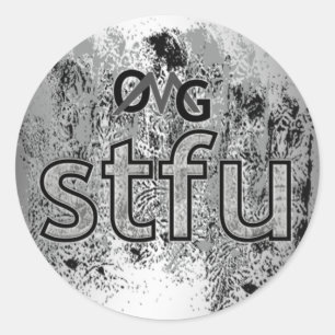 Oke, stfu. ronde sticker