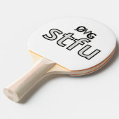 Oke, stfu. tafeltennisbatje (Voorkant Gekanteld)