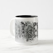 Oke, stfu. tweekleurige koffiemok (Voorkant links)