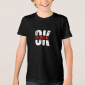 Oké. Tri-Blend Shirt (Voorkant)