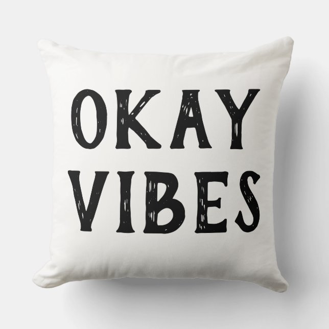 Oké Vibes Kussen (Voorkant)