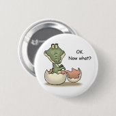 Oké. Wat nu? Ronde Button 5,7 Cm (Voorkant /achterkant)