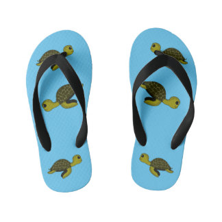 Okeaneuze schildpad kinder teenslippers