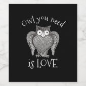 Okee je wijn etiket (Enkel label)