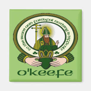 O'Keefe Clan Motto Magnet Magneet