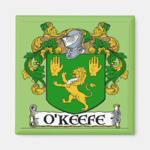 O'Keefe Coat of Arms Magnet Magneet