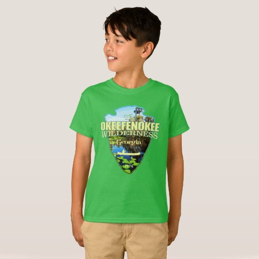 Okeefenokee WA (pijlpunt) T-shirt (Voorkant volledig)