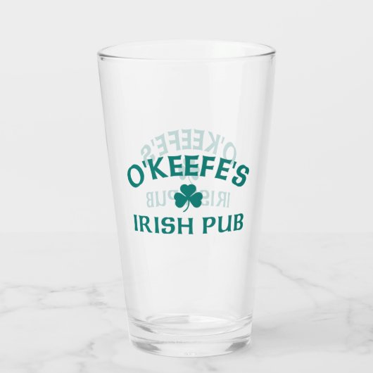 O'Keefe's Irish Pub Glas (Achterkant)