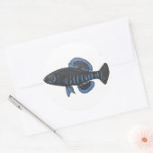 Okefenokee pygmee zonnevis Sticker (Envelop)