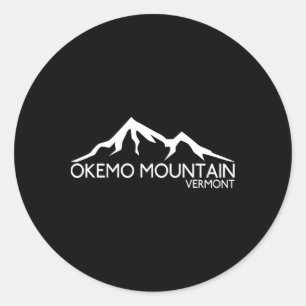Okemo Mountain Skiing Vermont Ronde Sticker