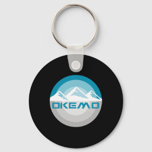 Okemo Mountain Vermont Retro Snowboard Ski Sleutelhanger