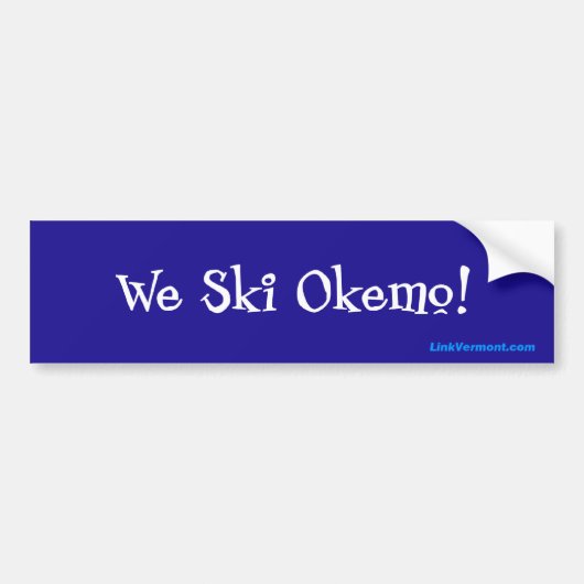 Okemo Ski Resort Bumpersticker (Voorkant)