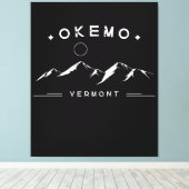 Okemo Vermont Mountain Canvas Afdruk (Insitu (Houten vloer))