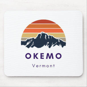 Okemo Vermont Skien Snowboarden Geschenken Voor Wa Muismat