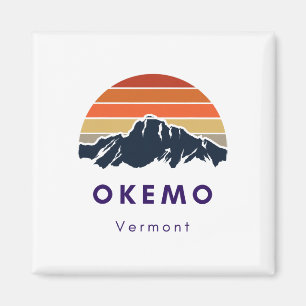 Okemo Vermont Skiën Snowboarden Wandelaars Cadeaus Magneet