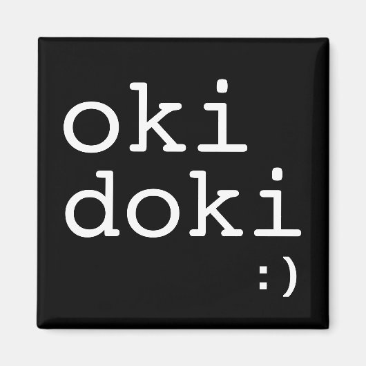 Oki Doki Magnet Magneet (Voorkant)