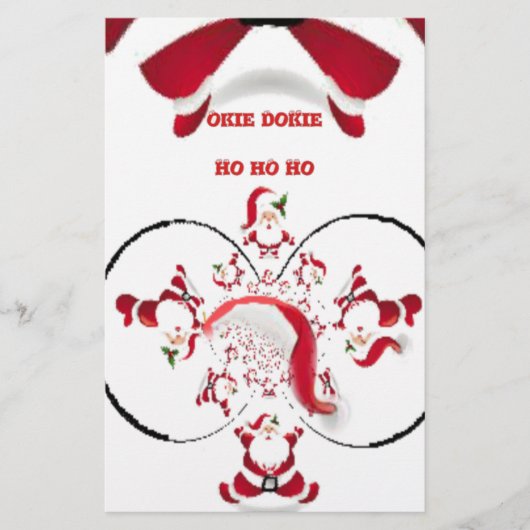 Oki Dokie Santa! Briefpapier (Voorkant)
