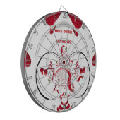 Oki Dokie Santa! Dartbord (Voorkant Links)