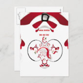 Oki Dokie Santa! Feestdagenkaart (Voorkant / Achterkant)