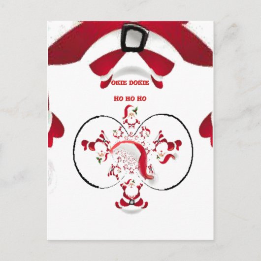 Oki Dokie Santa! Feestdagenkaart (Voorkant)