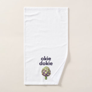 Okie Dokie Artichokie Hand Towel Handdoek