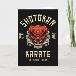 Okinawa Japan Dojo Shotokan Karate Kaart
