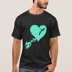 Okinawa Japan Kaart I Love Okinawa Miyako Ishigaki T-shirt