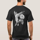 Okinawa Karate Martial Arts Jiu Jitsu Aikido T-shirt (Achterkant)