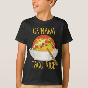Okinawa Taco Rice japanese Kitchen Japan Foodie T-shirt