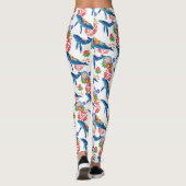 okinawan bingata kunstpeulen leggings (Achterkant)