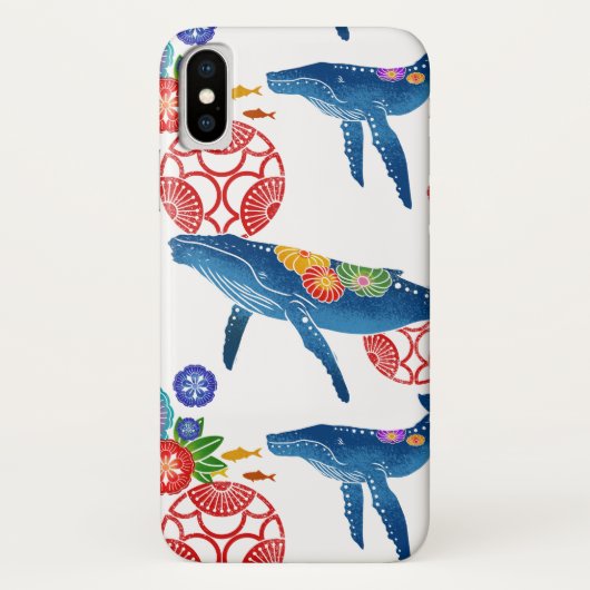 okinawan bingata stijlpatroonkunst Case-Mate iPhone case (Achterkant)